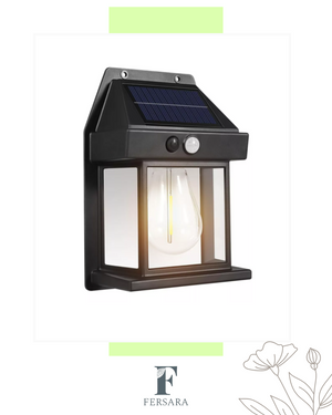 Farol Solar De Pared Con Sensor de Movimiento