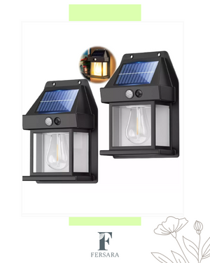 Farol Solar De Pared Con Sensor de Movimiento