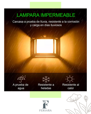 Farol Solar De Pared Con Sensor de Movimiento